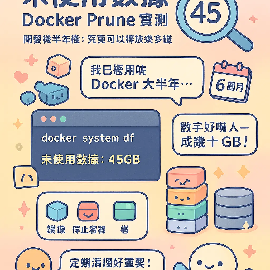 docker prune - 未使用數據