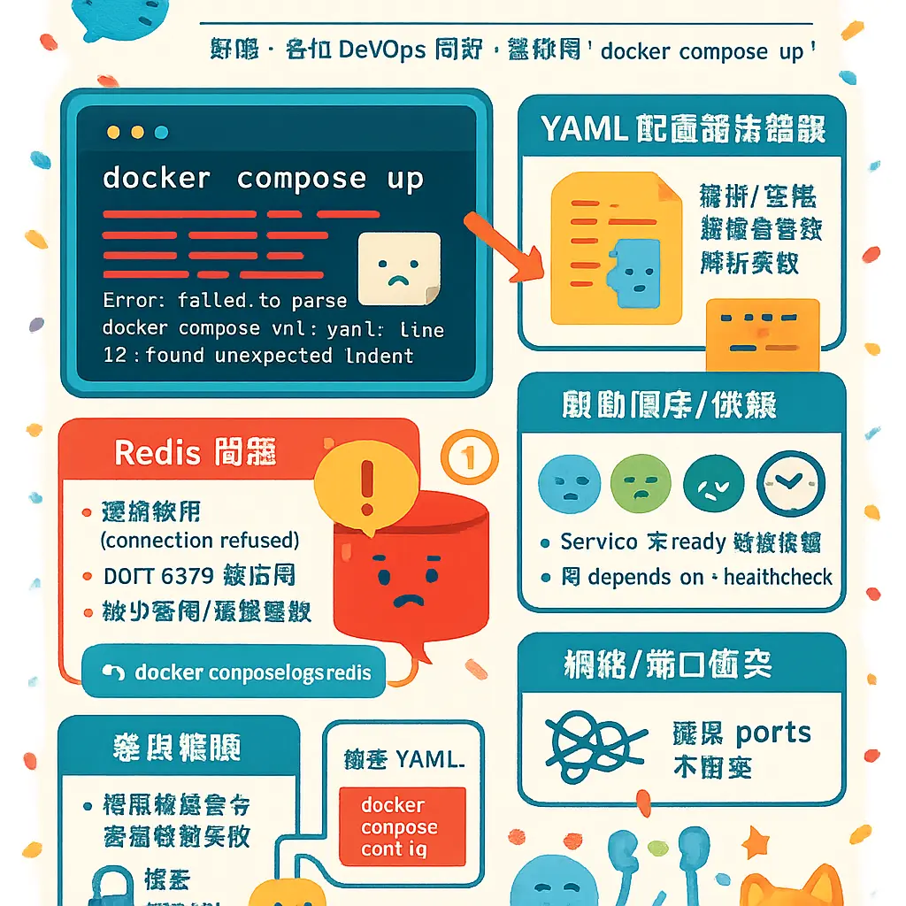 docker compose up - Redis