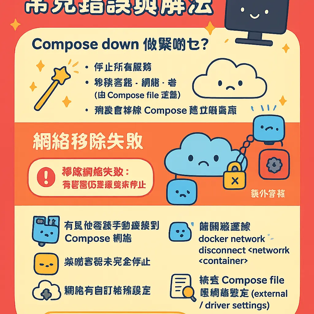 docker-compose down - Specification