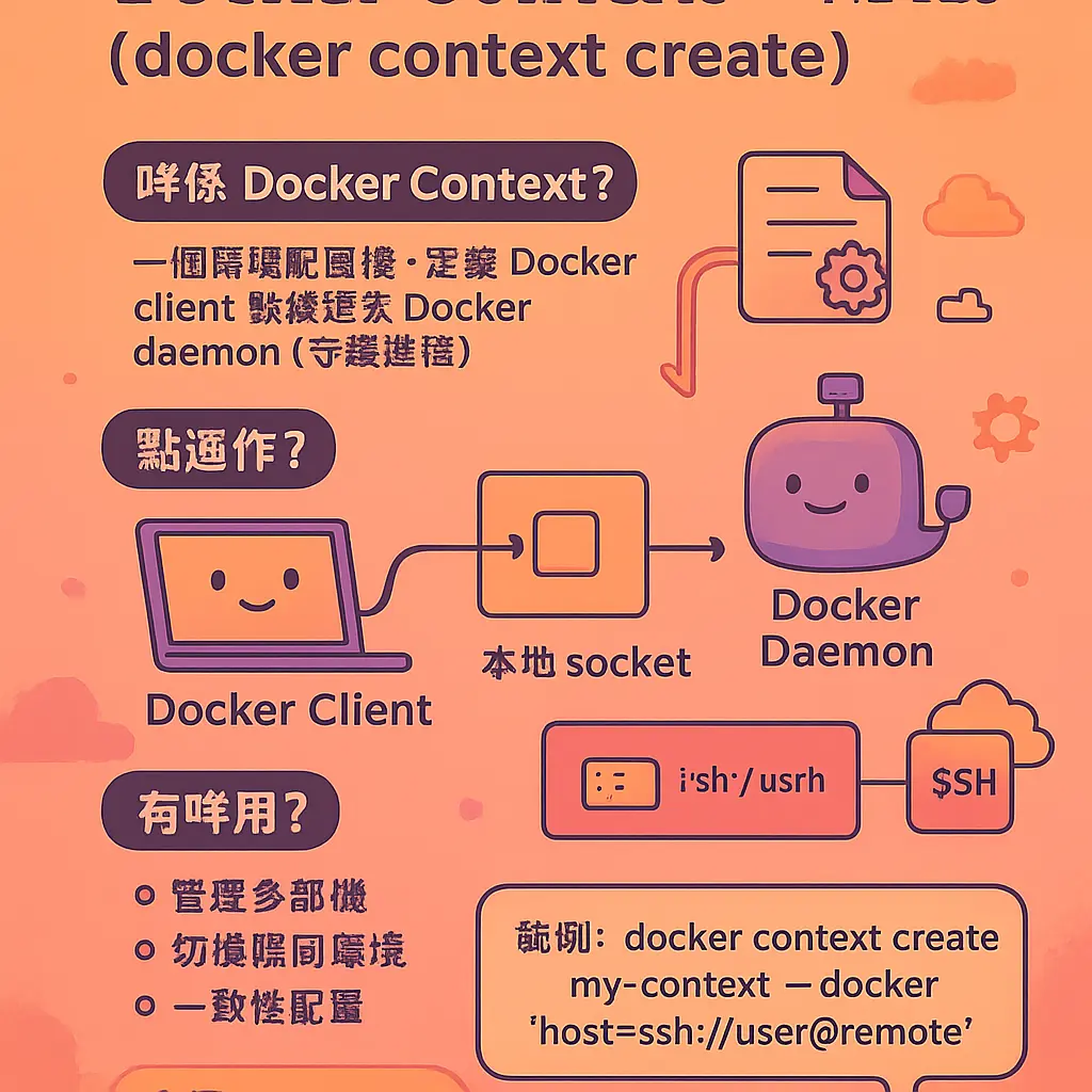 docker context create - configuration