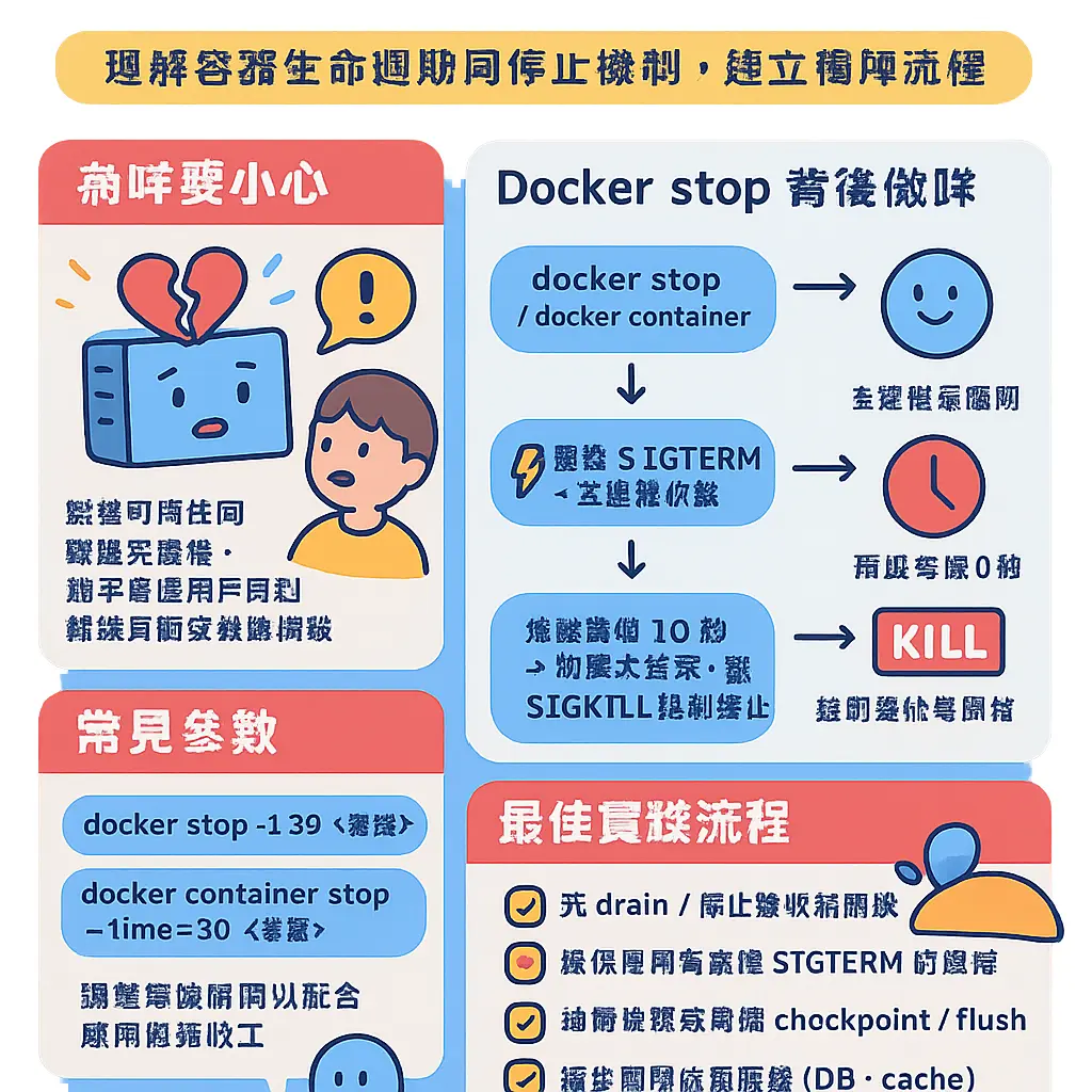 docker stop - Docker