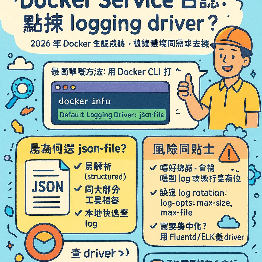 docker service logs - JSON