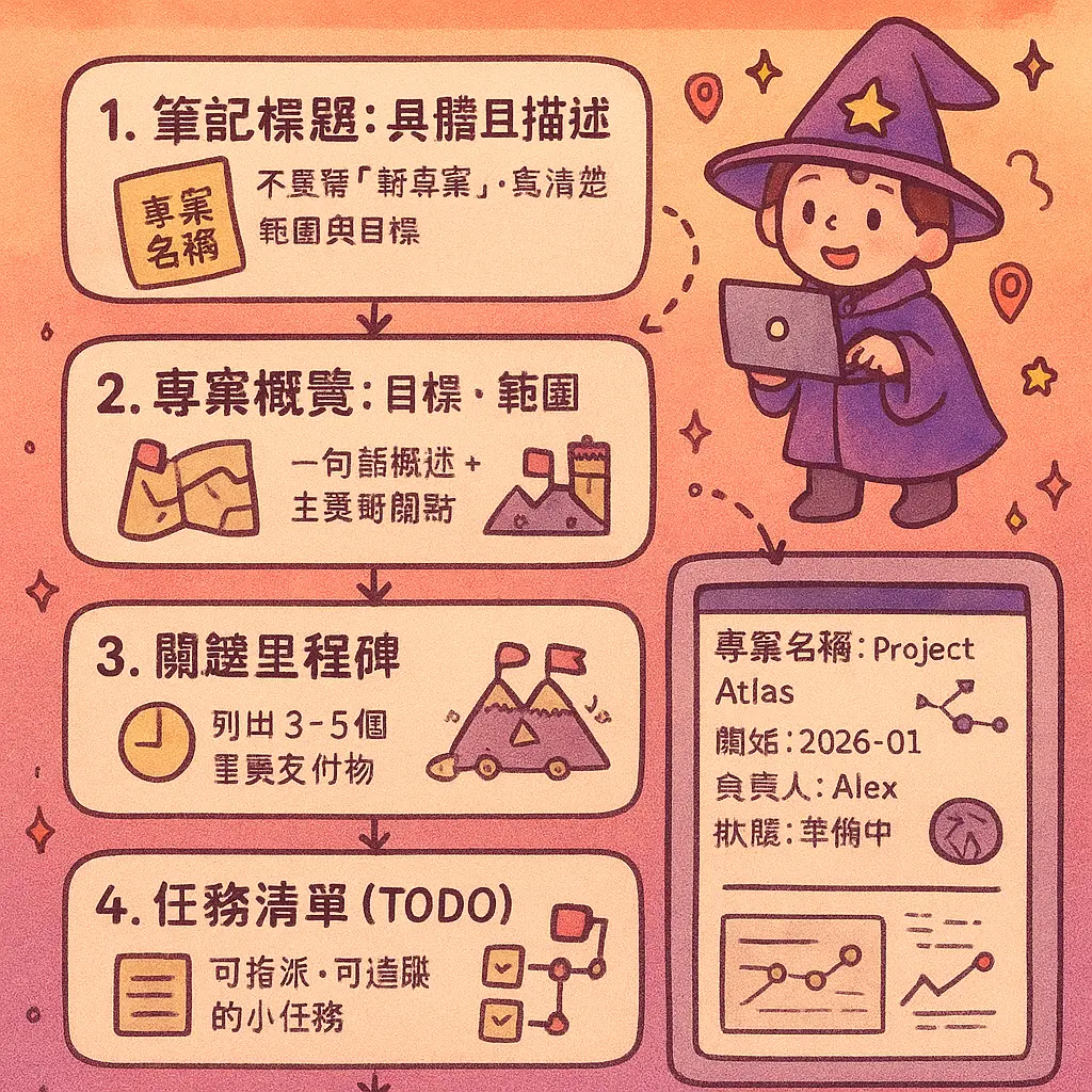 專案名稱 - Obsidian