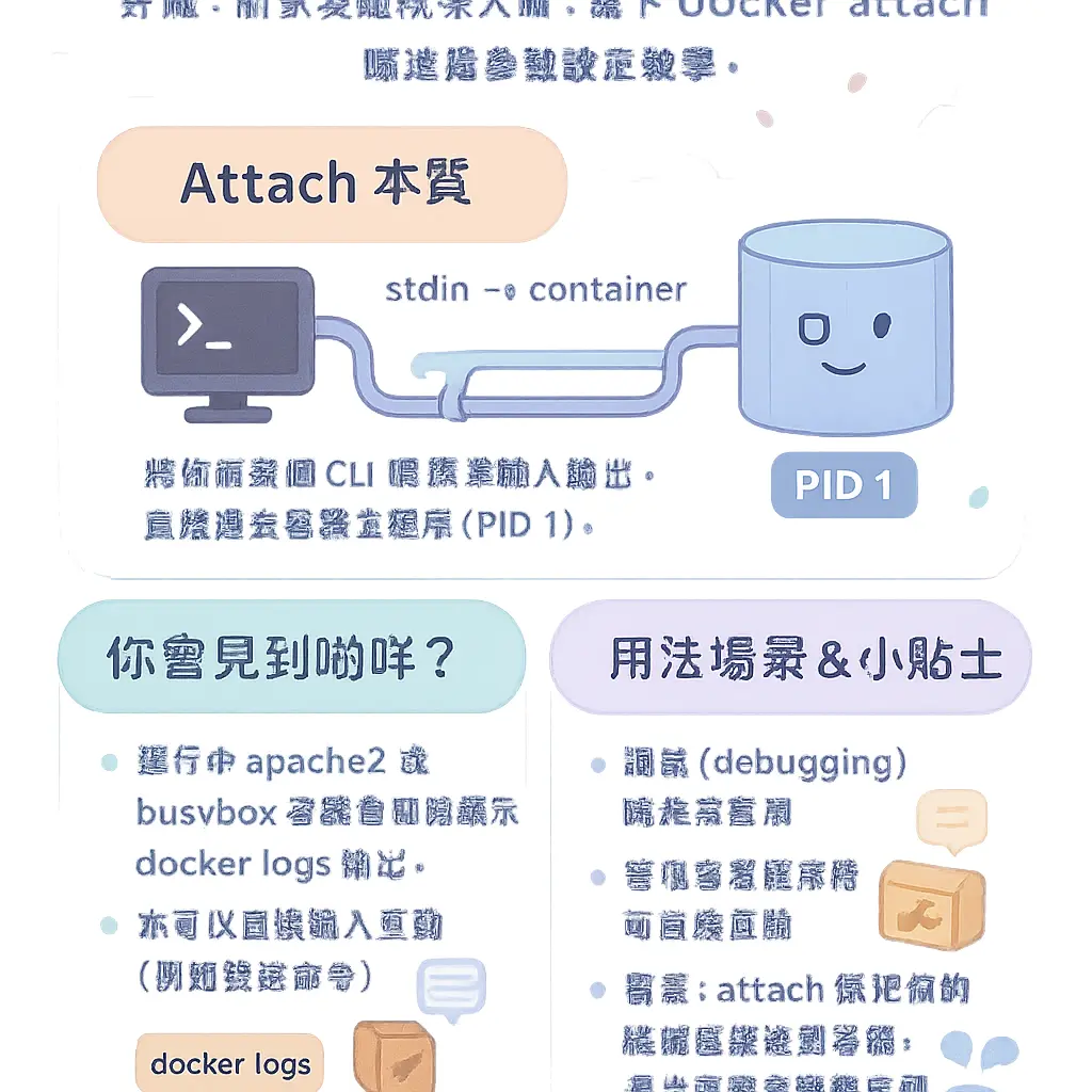 docker attach - docker