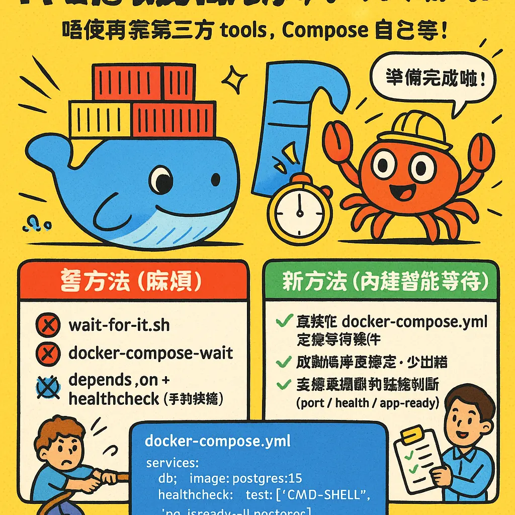 docker compose wait - Rust