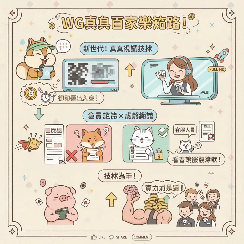 WG真人百家樂勝率提升攻略與真人視訊技巧