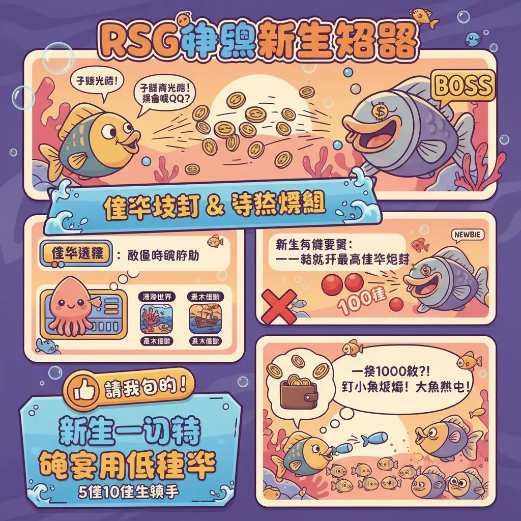 RSG捕魚新手攻略：掌握倍率技巧與擊殺獎勵