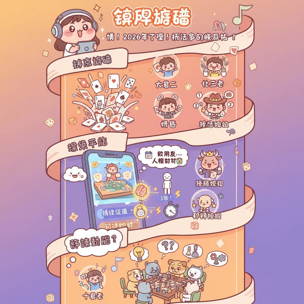 精選熱門棋牌遊戲：從經典撲克到益智桌遊的競技樂趣