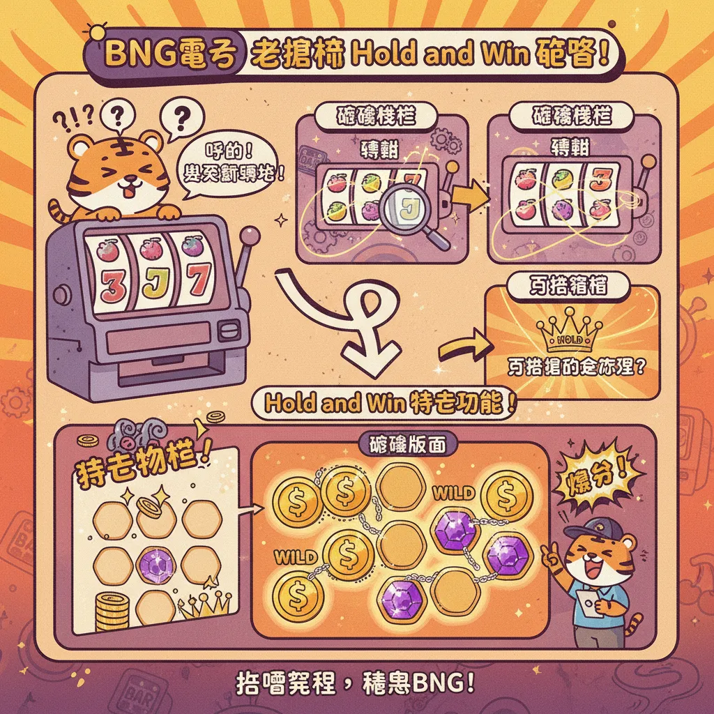 BNG電子老虎機的Hold and Win與爆分技巧解析