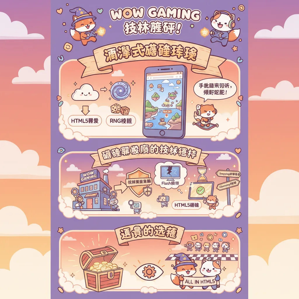 Wow Gaming 結合 HTML5 開發與 RNG 機制，打造沉浸式遊戲體驗