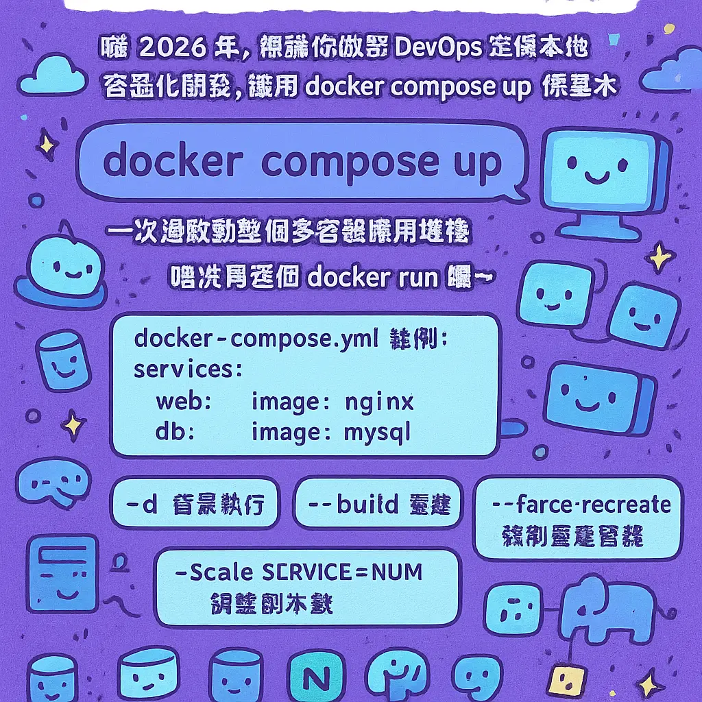 docker compose up - 容器