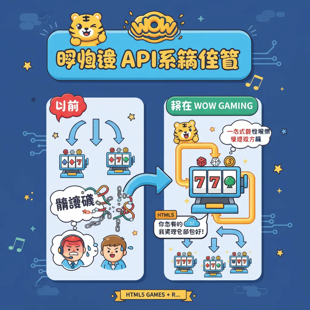 Wow Gaming 運用 API 系統集成技術，提供一站式數位娛樂解決方案