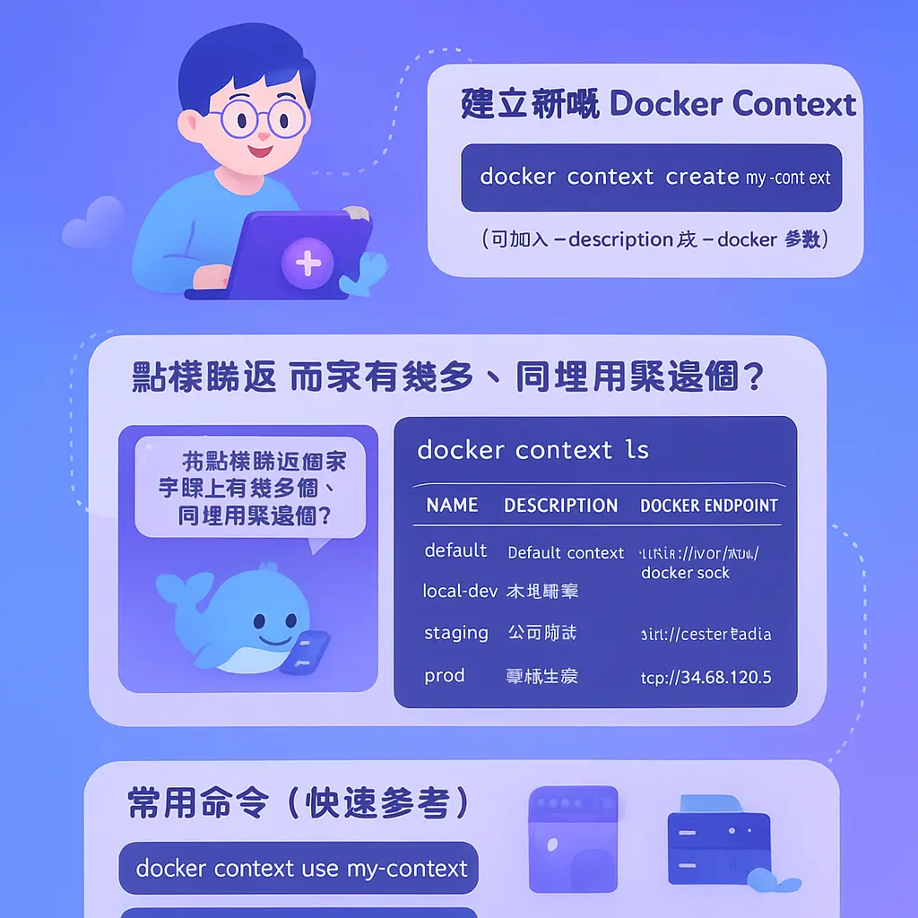 docker context create - Docker