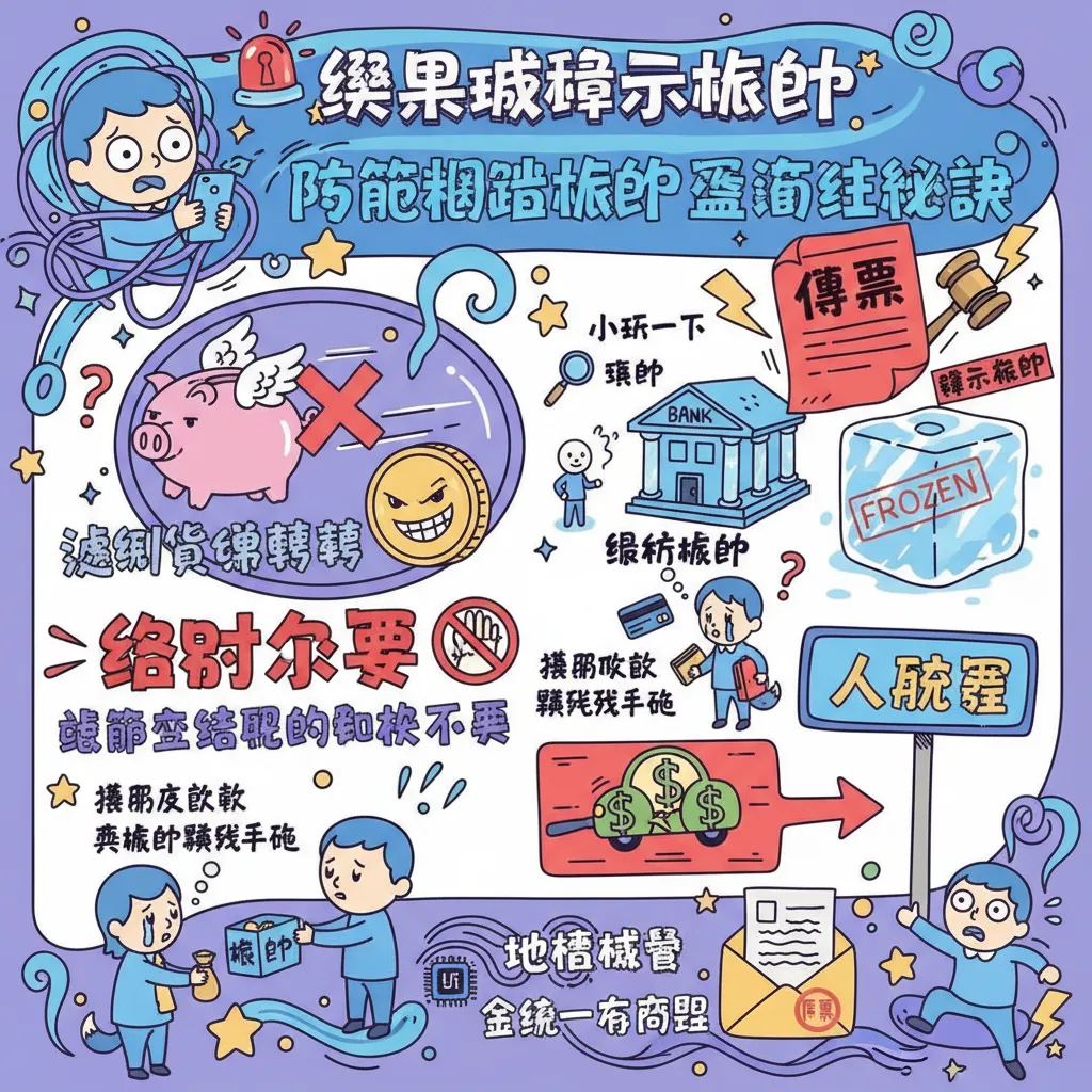 防範網賭帳戶遭凍結祕訣