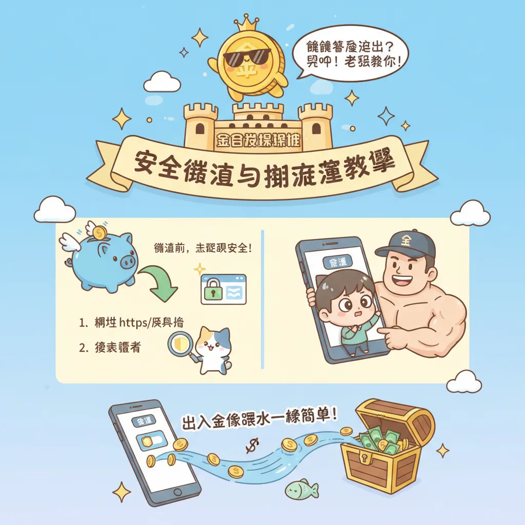 安全儲值與提領流程教學