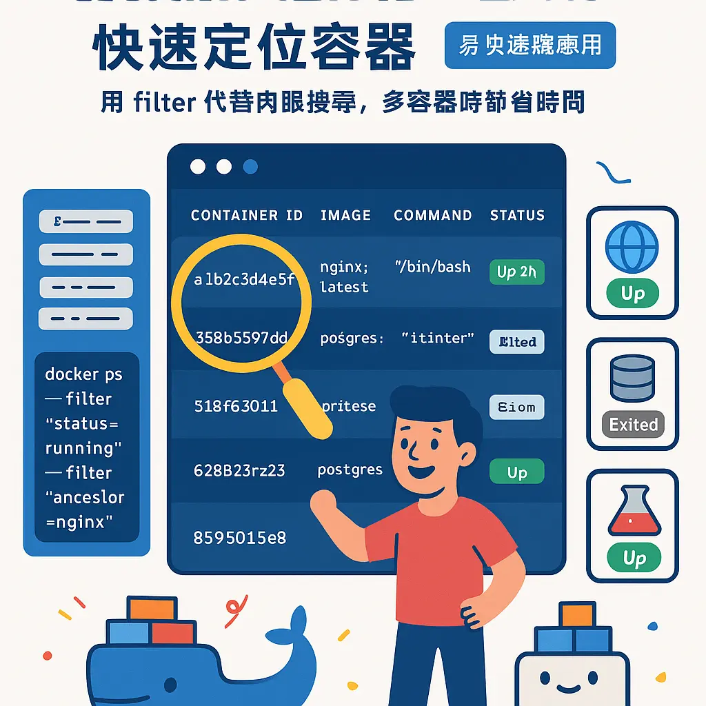 docker ps - CONTAINER