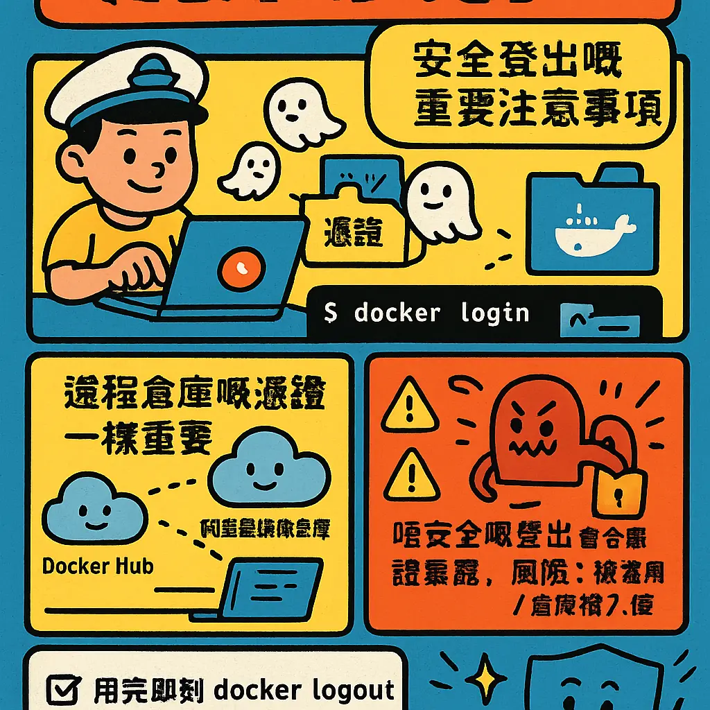docker logout - Docker