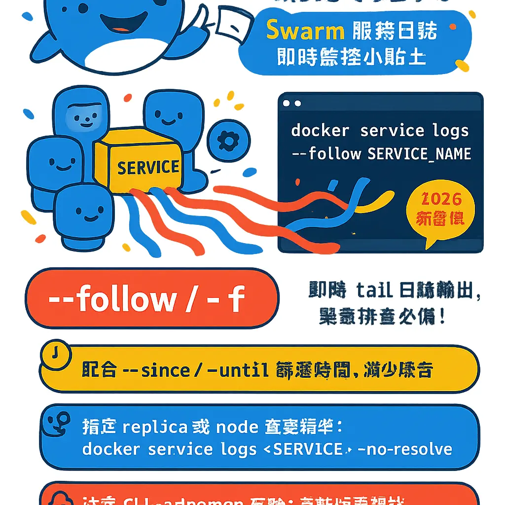 docker service logs - Service