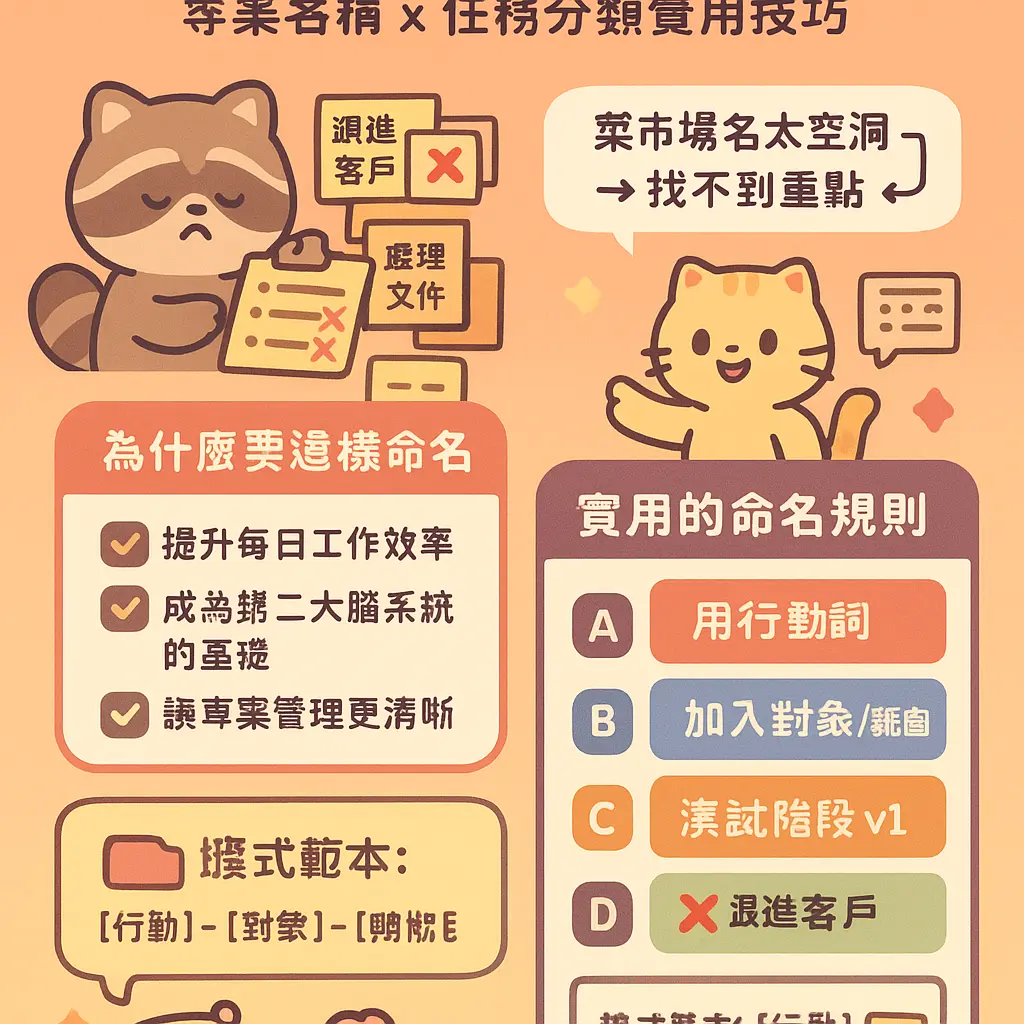 專案名稱 - 專案命名