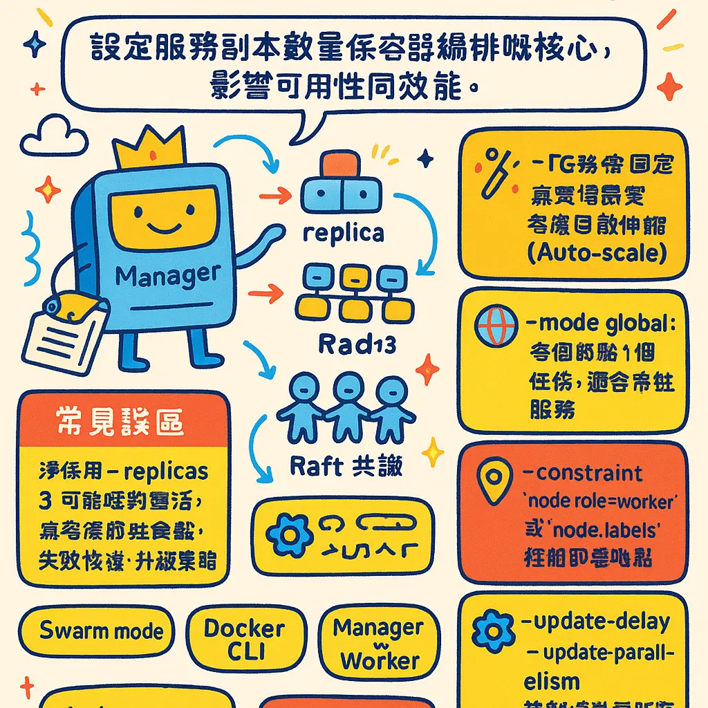 docker service create - manager