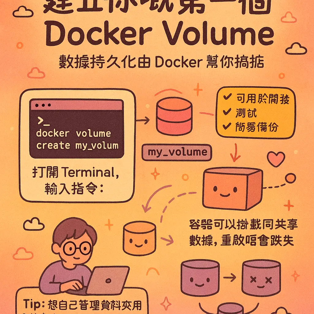 docker volume create - Container