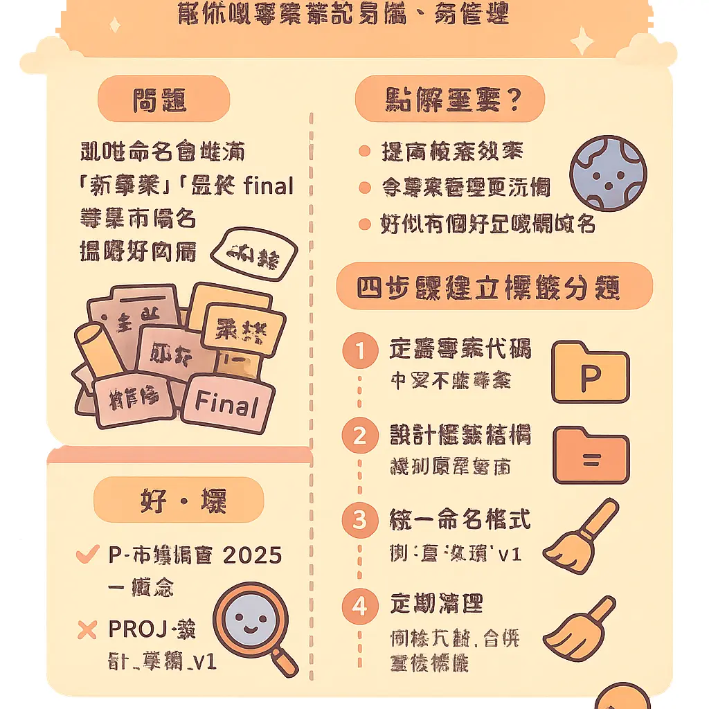 專案名稱 - 標籤分類