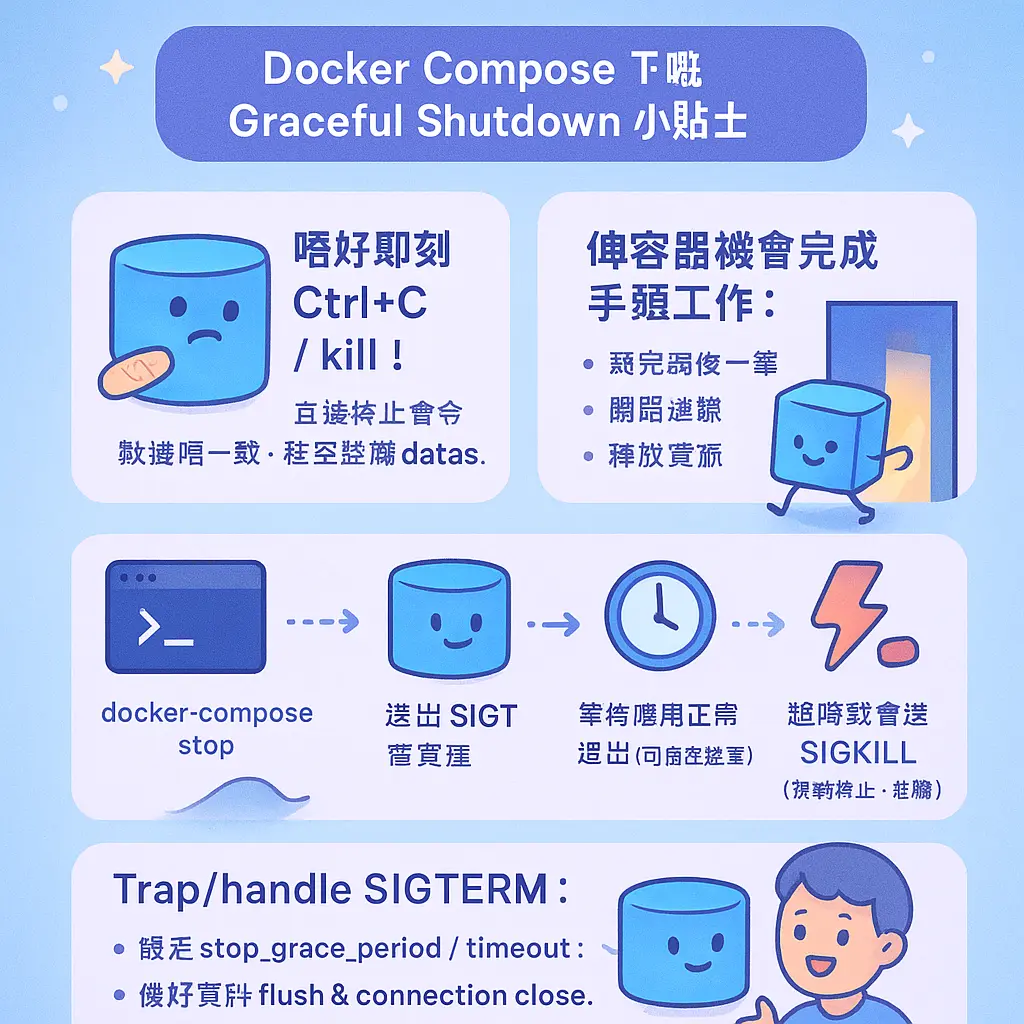 docker compose stop - 容器