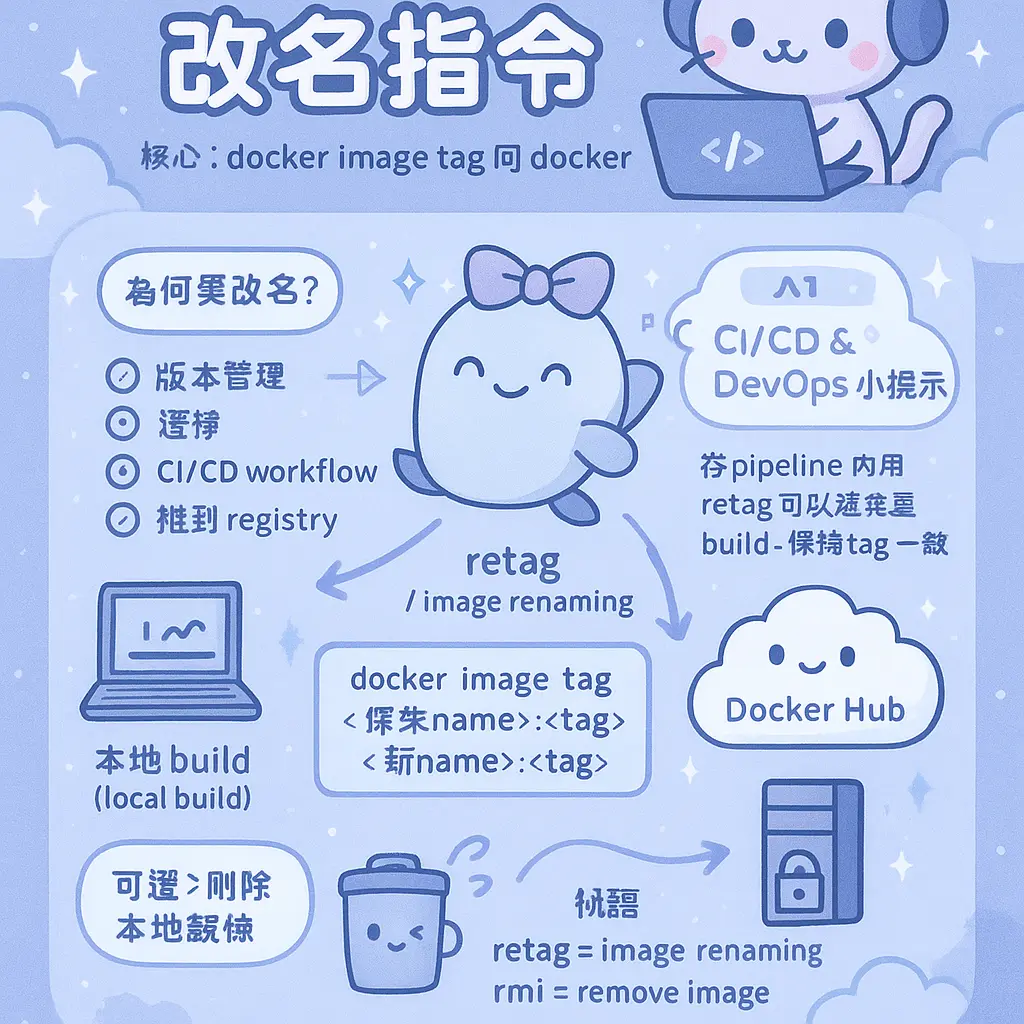 docker image rename - repository