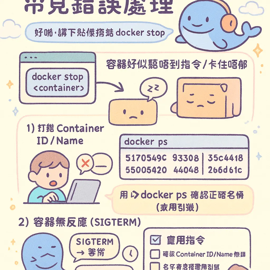 docker stop - Docker容器