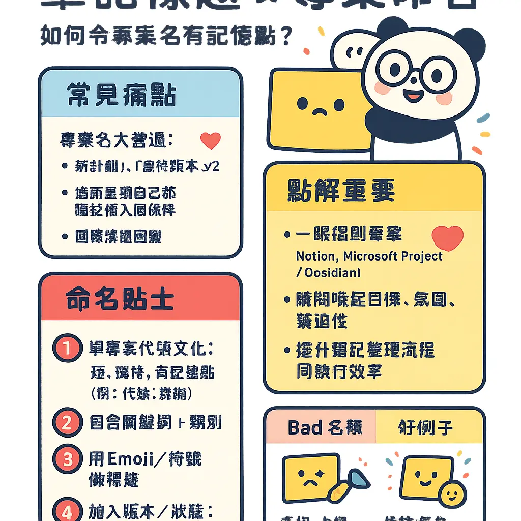 專案名稱 - 筆記標題