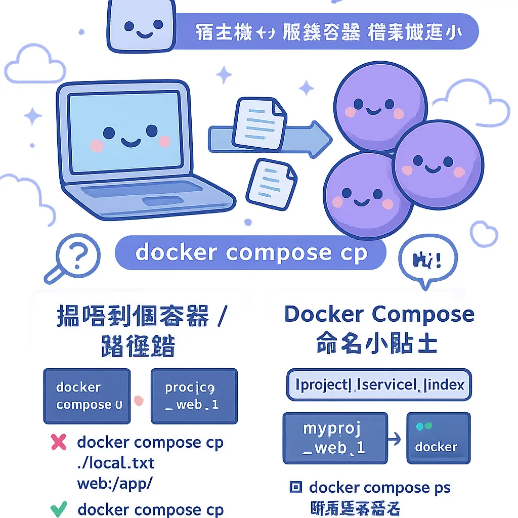 docker compose cp - 容器