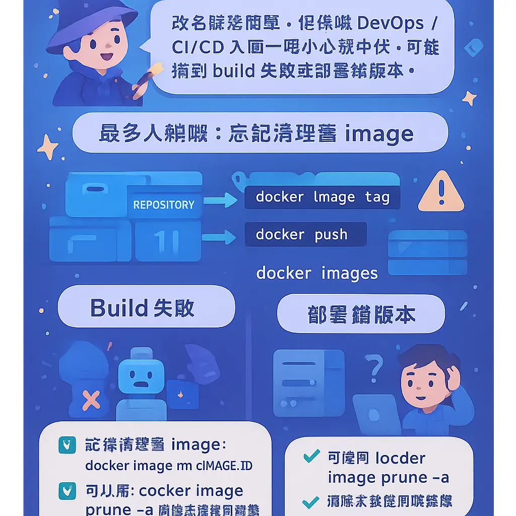 docker image rename - tag