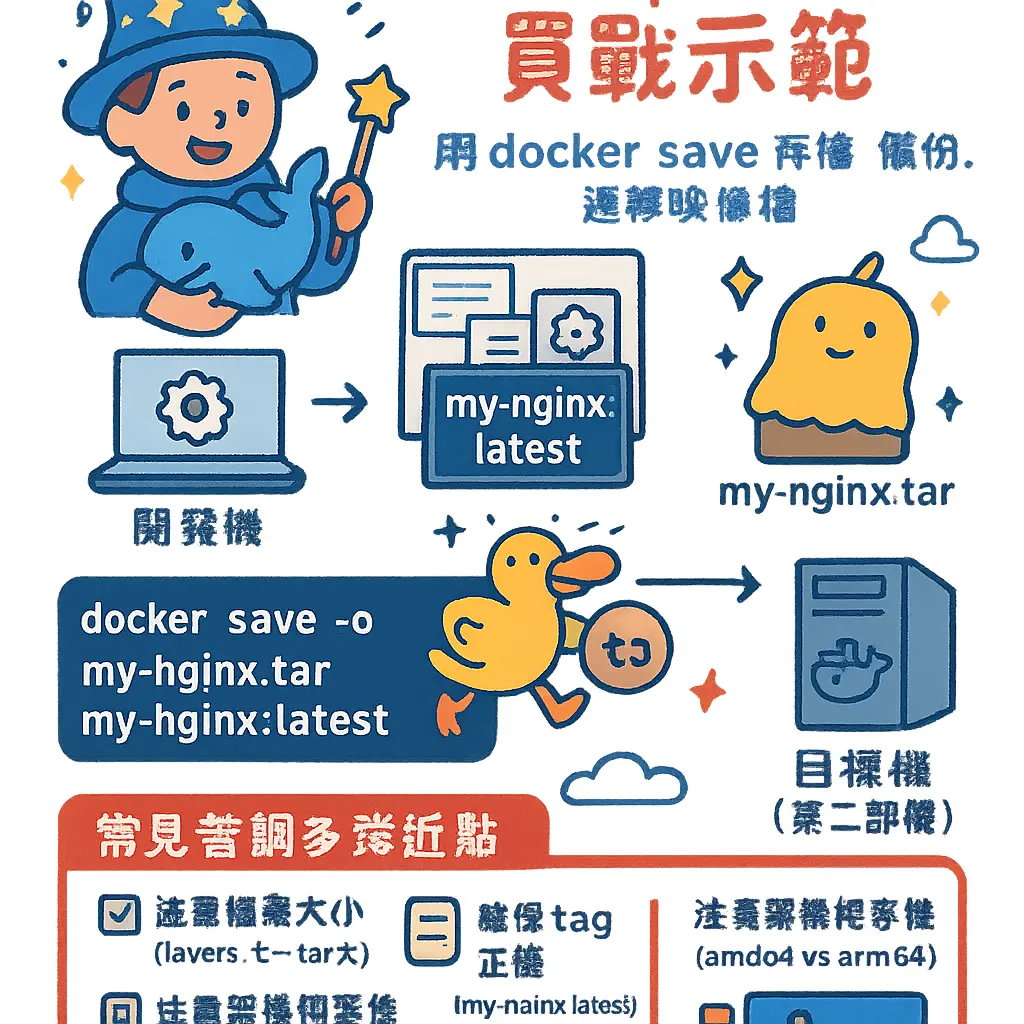 docker image save - tar