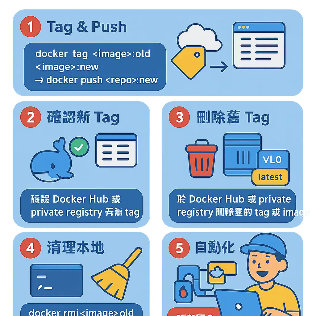 docker image rename - Docker