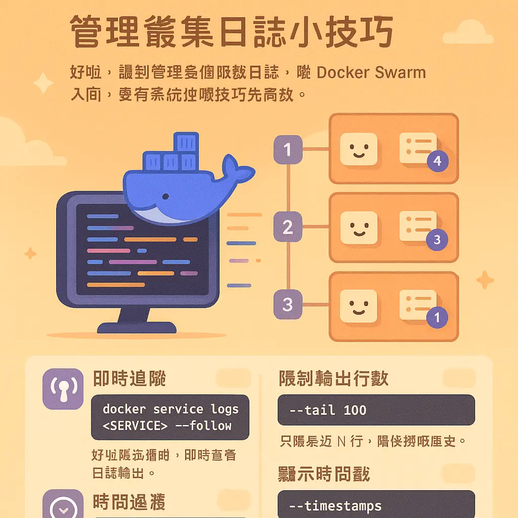 docker service logs - Docker