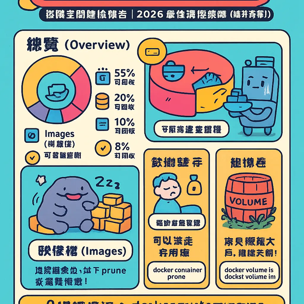 docker system df - Docker System 命令