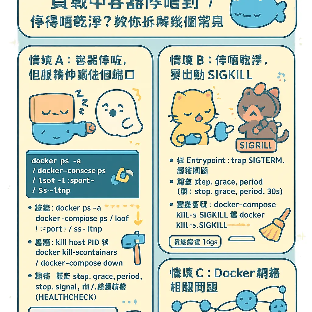 docker compose stop - Docker網絡