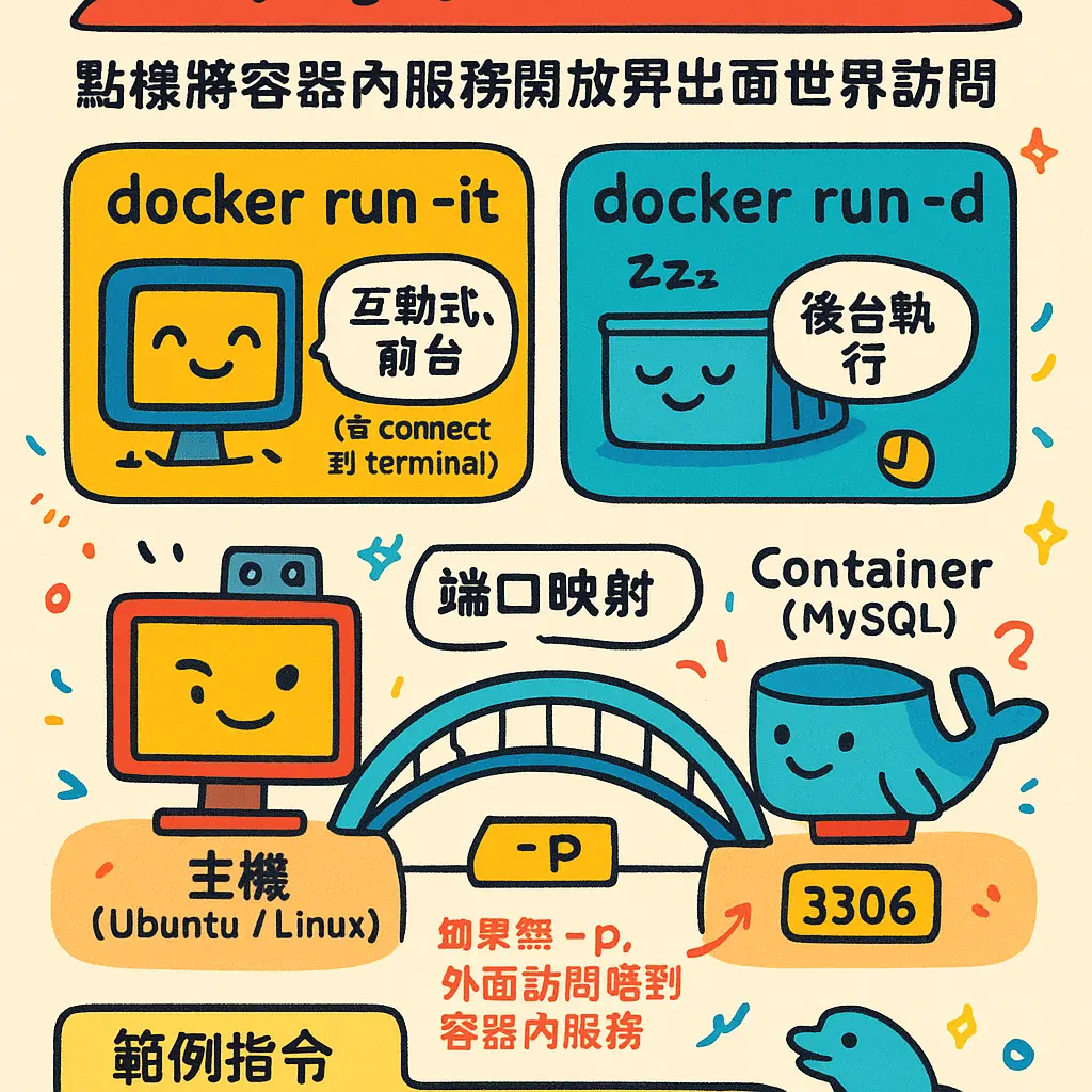 docker run it - MySQL