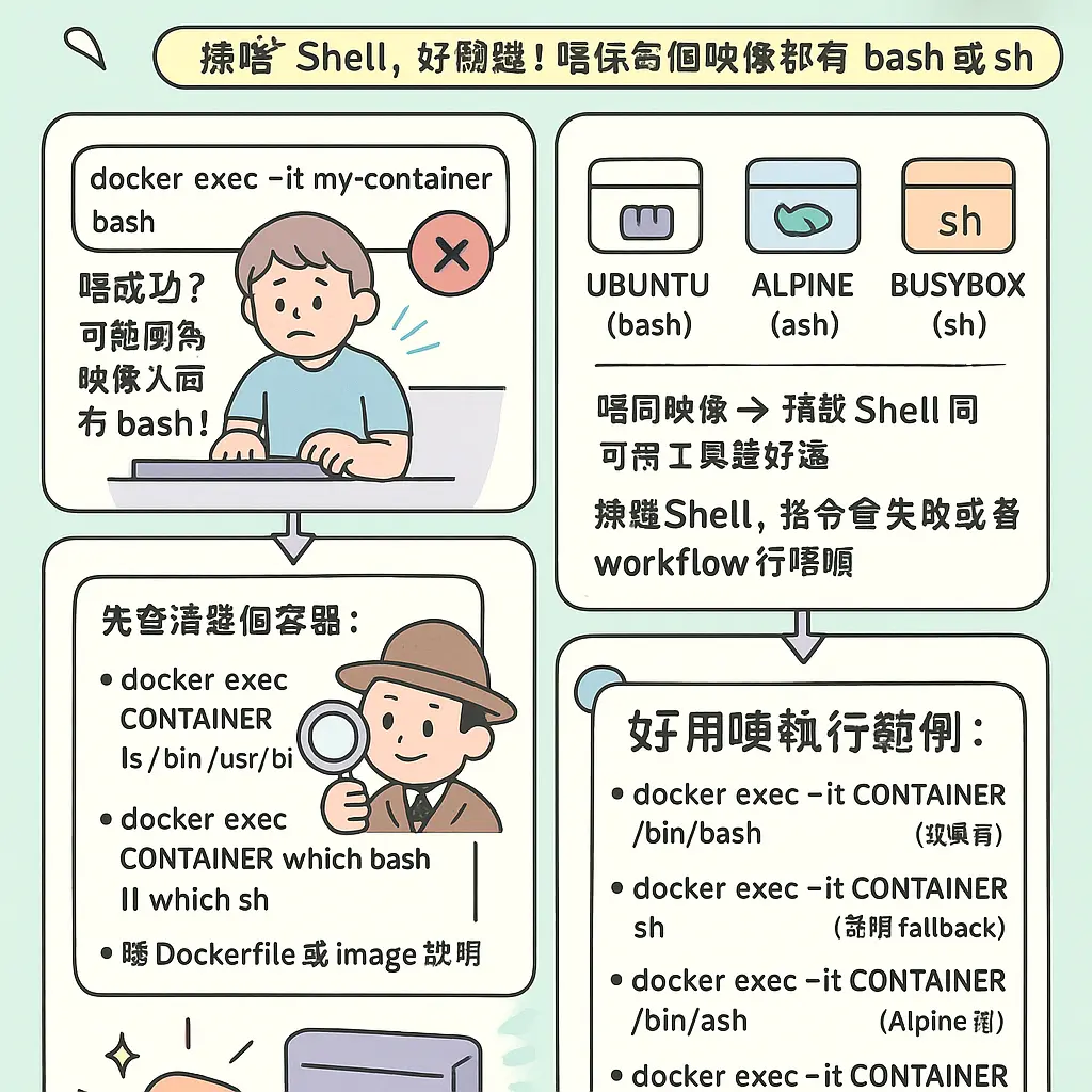 docker exec - Dockerfile