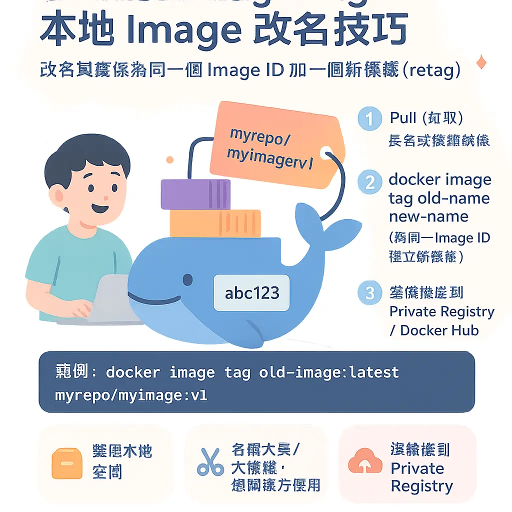 docker image rename - docker