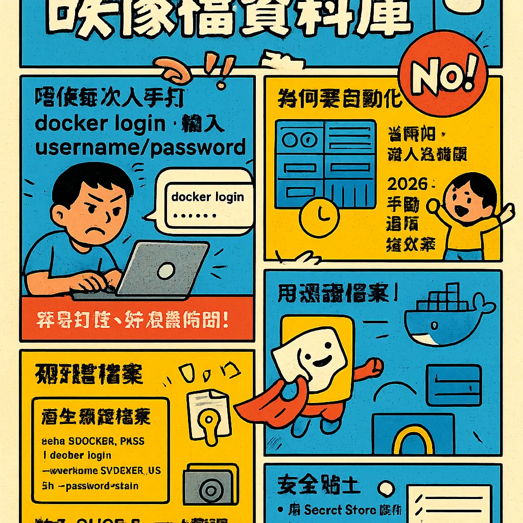 docker login - 映像檔資料庫